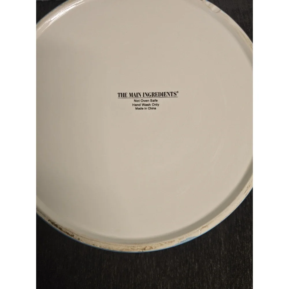 The Main Ingredients Southwestern Chili Peppers Stoneware Large Covered Serving